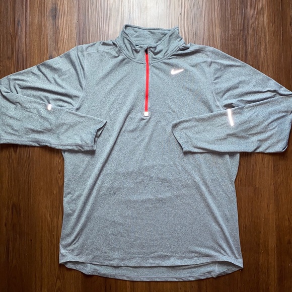 Nike Other - Nike Dri fit running reflective Quarter Zip